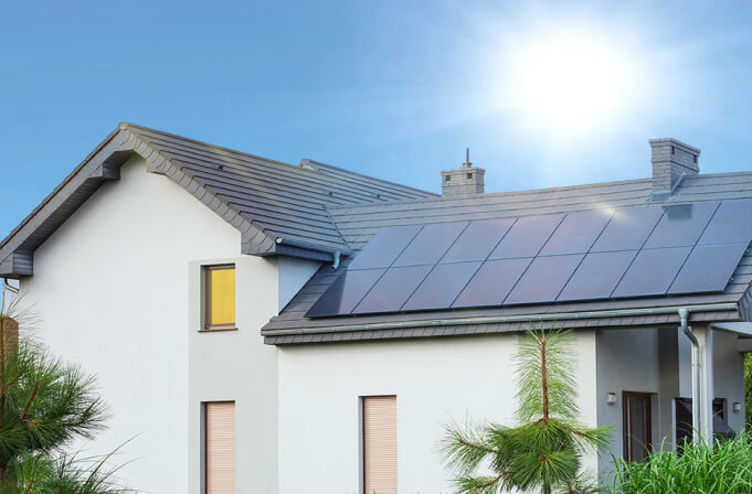 Store excess energy from solar panels
