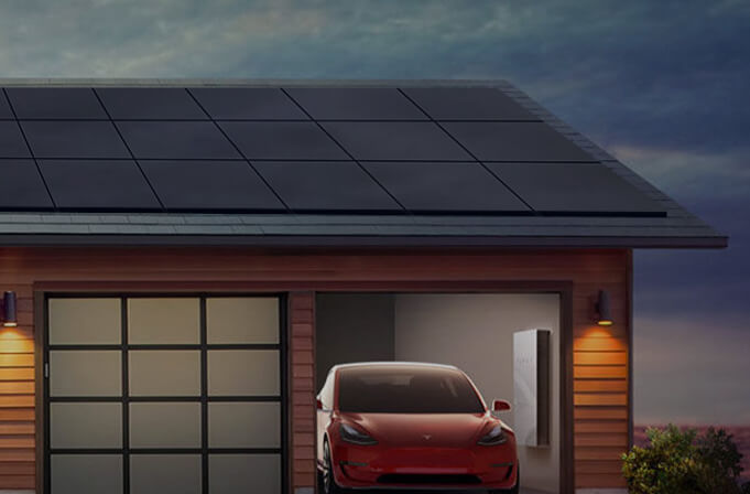 Power from battery backup during power outages